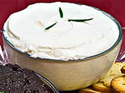 Garlicky Goat Cheese Spread