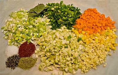 Ingredients for Blackeyed Peas