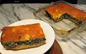 Plasto (Cornbread and Greens Pie)