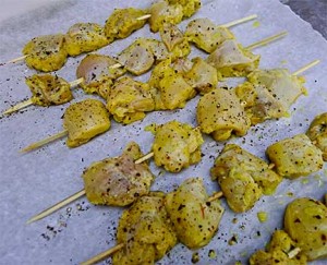 Persian Chicken Kebabs