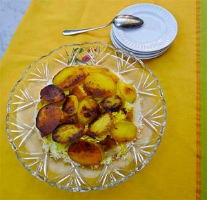 Persian Rice with Potato Tah-dig