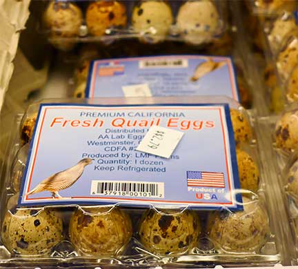 Lucky Market Fresh Quail Eggs Laurie Constantino
